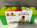樂高（LEGO）積木拼裝得寶10913 創(chuàng)意繽紛大綠桶大顆粒積木桌兒童玩具生日禮物 曬單實拍圖
