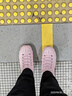 斯凱奇（Skechers）洞洞鞋女士夏季包頭泡泡鞋透氣厚底外穿軟底涼拖鞋沙灘鞋111248 曬單實拍圖