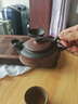 璽翰雅 紫砂壺宜興原礦老紫泥紫砂茶壺家用純全手工絞泥泡茶壺大容量單壺高檔茶器茶藝茶道用品 財運亨通 曬單實(shí)拍圖
