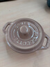 琺寶（staub） 陶瓷小碗蒸蛋碗布丁碗甜品碗寶寶輔食碗燉盅燉湯盅飯碗帶蓋10cm 蜜桃粉 曬單實(shí)拍圖
