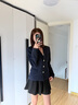 TOMMY HILFIGER25新款秋冬女裝商務休閑學院徽章刺繡翻領修身西裝外套46660 藏青色C1G XS 32 曬單實拍圖