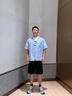 卡賓官方正品男裝彩色點印短袖T恤25夏質(zhì)感印花休閑百搭文藝上衣 曬單實拍圖