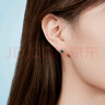 曼麗翠【七夕情人節(jié)禮物】S925銀滿綠翡翠公主方耳釘氣質(zhì)耳飾送女友媽媽 曬單實拍圖