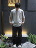 SENMA森馬男鞋夏季復(fù)古百搭休閑高級感薄款透氣板鞋真皮運動厚底增高小白鞋 白棕 （基礎(chǔ)款） 43 曬單實拍圖