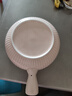 草莓陶瓷碗勺家用高顏值米飯碗少女心甜品碗釉下彩餐具套裝 【1個(gè)裝】淺粉草莓手柄碗 曬單實(shí)拍圖