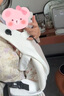 usbeesbaby清涼一夏嬰兒背帶M坐姿護(hù)髖四季通用透氣網(wǎng)面外出抱娃神器 牛奶白冰絲棉JDQ 曬單實(shí)拍圖