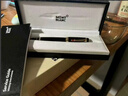 萬寶龍（MONTBLANC）簽字筆波西米亞鋼筆紅/黑寶石款墨水寶珠筆禮盒聯(lián)保 銀夾藍寶石(鋼筆F尖0.5)送墨囊 曬單實拍圖