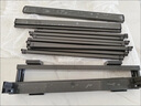 嘉順迪洗衣機抽拉衣架陽臺上方隱藏式伸縮隱形晾衣架烘干機伸縮內置衣架 灰色緩沖款7桿深440(內寬560-610 曬單實拍圖