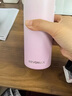 銳虎保溫杯女士水杯女學(xué)生情人節(jié)送閨蜜女朋友生日禮物高顏值可愛杯子 【贈禮品袋】櫻花粉355ml 曬單實拍圖