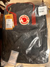 FJALLRAVEN北極狐雙肩包超輕大容量Kanken背包23510-550-326黑色-公牛紅16L 曬單實(shí)拍圖