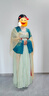 重回漢唐春辰錦原創(chuàng)唐制復(fù)原齊胸襦裙套裝披帛漢服女裝 上藍(lán)下綠齊胸套裝/現(xiàn)貨 M 160 曬單實(shí)拍圖