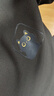 名創(chuàng  )優(yōu)品（MINISO）重磅長(cháng)袖t恤男春秋季質(zhì)感華夫格青少年休閑潮流打底衫 深灰 XL 曬單實(shí)拍圖