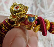 周大生黃金轉(zhuǎn)運珠手鏈足金喜獅串珠3D硬金琺瑯醒獅七夕情人節(jié)禮物送女友 足金吉祥喜獅轉(zhuǎn)運珠-【單轉(zhuǎn)運珠-不配繩】 1.1g 曬單實拍圖