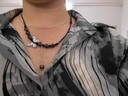 逐青串珠蝴蝶項鏈女士新中式古風(fēng)鎖骨鏈國潮時(shí)尚百搭閨蜜頸鏈漢服配飾 串珠蝴蝶項鏈 曬單實(shí)拍圖