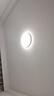 惠普精工吸頂燈led臥室現(xiàn)代簡(jiǎn)約餐廳中山燈具圓形50cm遙控三色 曬單實(shí)拍圖