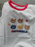 戴維貝拉（DAVE＆BELLA）戴維貝拉T恤夏裝童裝兒童寶寶短袖上衣洋氣白色男童棉衣服 曬單實(shí)拍圖