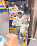 G.DUCKKIDS小黃鴨兒童棉服冬季嬰兒衣服男女童加厚棉衣小童寶寶棉襖加絨外套 白色花朵 90 尺碼1~2歲【 80-90cm】 曬單實(shí)拍圖