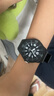 卡西歐（CASIO）男女表學(xué)生手表運動手表 夜光防水石英表帶星期日歷腕表 黑表灰字MRW-200H-1B2 曬單實拍圖