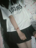 G.DUCKKIDS女童連衣裙減齡學(xué)院風(fēng)Polo領(lǐng)短袖女+黑色百褶裙夏季新款寬松學(xué)生 白色polo短袖上衣+黑色百褶裙 160 XS建議50-65斤 曬單實(shí)拍圖