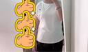 迪卡儂運動T恤女春夏寬松健身短袖上衣WSZ2清新白ML/424373932 曬單實拍圖