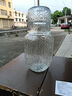 玻璃冷水壺套裝家用涼水壺杯夏季冷飲冰鎮(zhèn)果汁壺加厚冷泡茶壺 一壺一杯【570ml+200ml】 曬單實(shí)拍圖