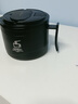 WCZ德國飯盒碗保溫飯缸上班族便攜快餐杯泡面碗飯盆大容量食堂打飯 加厚加大 曜石黑1350ML【黑陶釉不沾內(nèi)膽】 曬單實拍圖