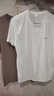 羅蒙男士短袖T恤夏季新款潮流純棉簡(jiǎn)約圓領(lǐng)上衣服寬松休閑體恤衫 白色+卡其色 XL 【120-135斤】 曬單實(shí)拍圖
