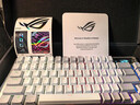 ROG夜魔 機械鍵盤(pán) 無(wú)線(xiàn)/藍牙三模游戲鍵盤(pán) RGB熱插拔客制化Gasket結構OLED屏鍵盤(pán) 【國家補貼】月耀白 雪武白軸 曬單實(shí)拍圖