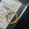 周六福（ZLF）七夕禮物 黃金戒指女款足金999單個可疊戴光圈尾戒指環(huán)手飾 計價 沙面18號 - 1.54g 曬單實拍圖