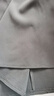 羅蒙（ROMON）黑色西裝半身裙中長款春秋新款高腰顯瘦通勤風(fēng)職業(yè)垂墜感a字裙子 黑色 M 曬單實拍圖