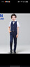 衣諾坊兒童禮服西服套裝藏青色男童馬甲西裝 藏青套裝 150CM 曬單實(shí)拍圖