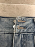 森馬（Semir）牛仔褲女顯腿長短褲潮酷夏2025防走光高腰裙褲小個子109325122004 曬單實拍圖