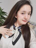GIAVENTOLA真絲小方巾絲巾女士100%桑蠶絲緞面春夏季送媽媽長輩生日禮物禮盒 米白小小馬（53真絲） 曬單實拍圖