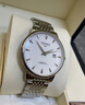 瑞士正品手表男士全自動(dòng)機械表大氣專(zhuān)用高端防水真皮帶男腕表 本色白面鋼帶 曬單實(shí)拍圖