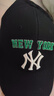 MLB棒球帽子秋夏鴨舌帽 硬頂顯臉小休閑帽子送禮3ACPV044N-50BKS 曬單實(shí)拍圖