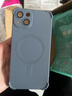 鑒百伊 磁吸四角防摔適用蘋果15手機(jī)殼新款iphone15promax高級感14蘋果13套12全包 薰衣灰硅膠磁吸四角防摔 iPhone 13 曬單實(shí)拍圖
