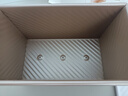 學(xué)廚吐司盒 450g低糖土司面包烤盤帶蓋  蛋糕吐司盒子模具 烘焙工具 曬單實(shí)拍圖