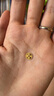 行金銀中足金999五帝幣手鏈轉(zhuǎn)運珠金錢幣DIY編繩手串手繩 生日禮物 乾隆通寶（克重多退少補） 約0.5g 曬單實拍圖