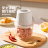 摩登主婦電動搗蒜器壓大蒜蒜蓉?cái)囁槠骷矣们薪g蒜末打蒜器蒜泥神器 【六葉刀|配料理杯】350ml 曬單實(shí)拍圖