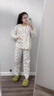 都市麗人月子服純棉孕婦睡衣產(chǎn)婦哺乳家居服套裝清涼睡衣夏款 曬單實(shí)拍圖