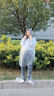 CTRLEND一次性雨衣漂流雨衣全身腳套分體式雨衣鞋套漂流透明演唱會音樂節(jié) 透明色【成人包腳款】雨衣+雨褲 1套裝 曬單實拍圖