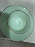 子睿粉綠玉瓷 結婚餐具單品 防燙飯碗套裝面碗湯碗菜飯盤(pán)筷咖啡杯魚(yú)盤(pán) 8英寸深盤(pán)（綠玉瓷） 曬單實(shí)拍圖