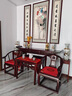 寓意好中堂畫(huà)新中式大氣農村堂屋掛畫(huà)客廳山水裝飾畫(huà)對聯(lián)字畫(huà) A 五色荷花圖-張大千 A中間40*80cm+兩邊20*80cm【桌面 曬單實(shí)拍圖