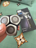飛利浦（PHILIPS）剃須刀電動2025年新品 3系旋風(fēng)PRO 男士刮胡須刀 實用生日禮物送男友老公送父親 【浮動貼面刀頭丨順滑暢剃】深紫 曬單實拍圖