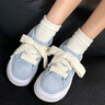 彪馬（PUMA）【面包鞋】多巴胺馬卡龍厚底滑板鞋女休閑鞋SUEDE 387321 暗藍色-白-純白色-04 38 曬單實拍圖