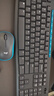 羅技（Logitech）MK275 企業(yè)級無線鍵鼠套裝 辦公鼠標(biāo)鍵盤套裝 電腦筆記本辦公鍵鼠套裝 帶無線2.4G接收器 黑藍(lán)色 曬單實(shí)拍圖