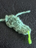 LNGA LANDGRE兒童節(jié)鉤織手工編織制作diy毛線鉤針勾線手工活在家發(fā)夾材料包 97號綠色10件 曬單實(shí)拍圖