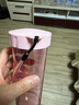 特百惠（Tupperware）瑩彩430ML塑料杯男女士學(xué)生運(yùn)動(dòng)水杯子便攜大容量七夕送禮 糖果粉 曬單實(shí)拍圖