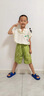 G.DUCKKIDS小黃鴨童裝男童夏裝背心套裝兒童寶寶中國(guó)風(fēng)兩件套男孩無袖衣服 杏色套裝 100 (建議90-98cm 2-3周歲） 曬單實(shí)拍圖