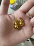金至尊時來運轉黃金吊墜足金999古法葫蘆掛墜不含項鏈七夕禮物計價 金重3.75克（配珠寶禮盒）PF21001324 曬單實拍圖